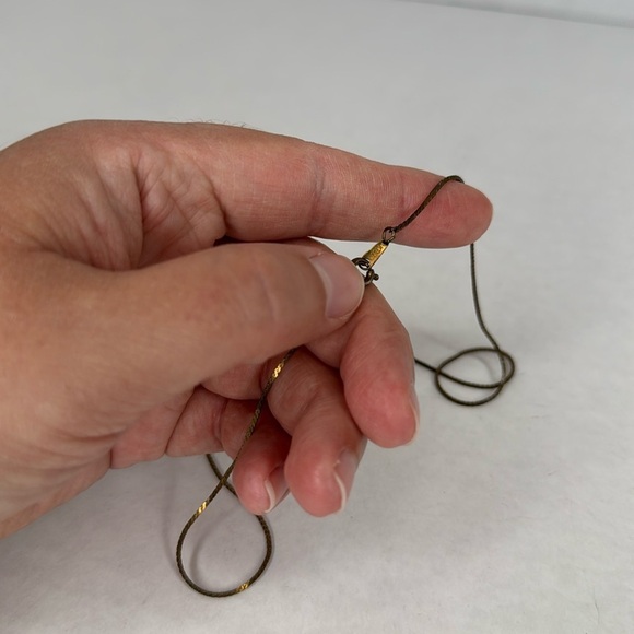 Vintage Gold Leaf Pendant Necklace Lot A30 - Picture 3 of 6